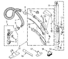 Kenmore 1162043081 hose and attachment diagram