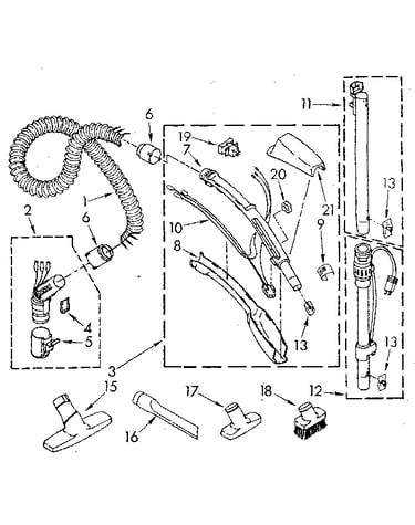 Hose and attachment