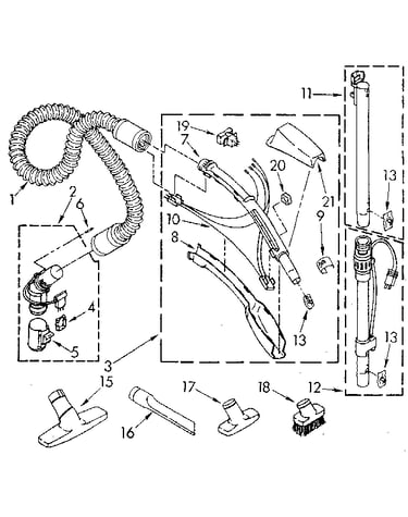Hose and attachment