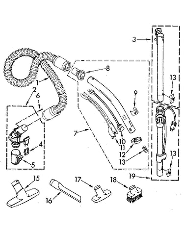 Hose and attachment
