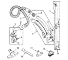 Kenmore 1162039080 hose and attachment diagram