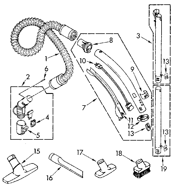 Hose and attachment