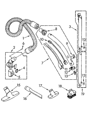 Hose and attachment