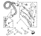 Kenmore 1162943582 hose and attachment diagram