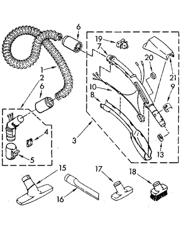 Hose and attachment