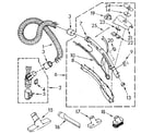 Kenmore 1162745584 hose and attachment diagram