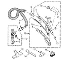 Kenmore 116264508A hose and attachment diagram