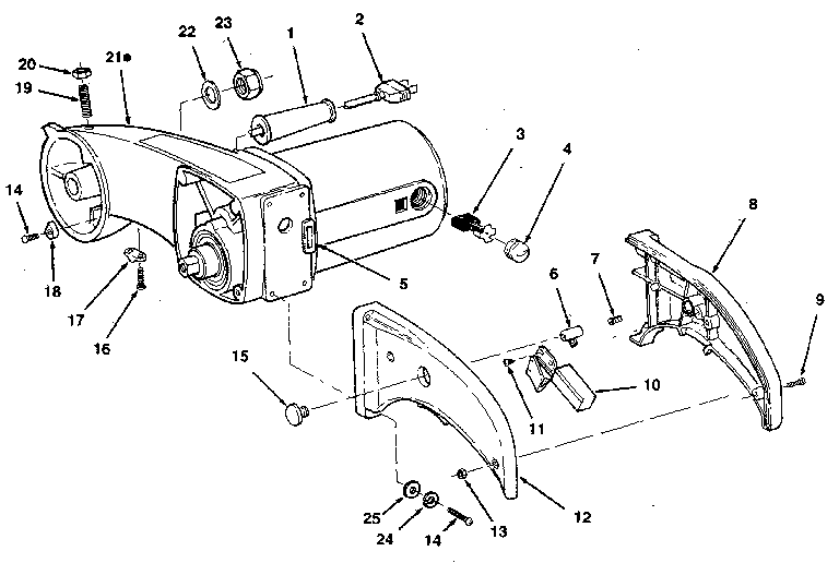 Arm and motor