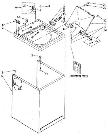 Top and cabinet