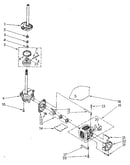 Brake, clutch gearcase, motor and pump