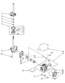 Brake, clutch, gearcase, motor and pump
