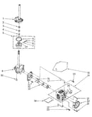 Brake, clutch, gearcase, motor & pump