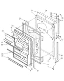 Refrigerator door
