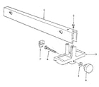 Craftsman 113221620 rip fence assembly 62937 diagram