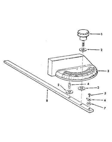 Miter gauge assembly 62938