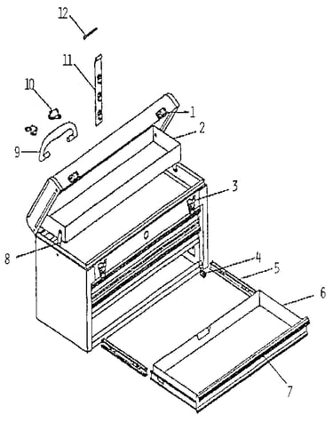 3 drawer handbox