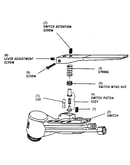 Switch components schematic drawing