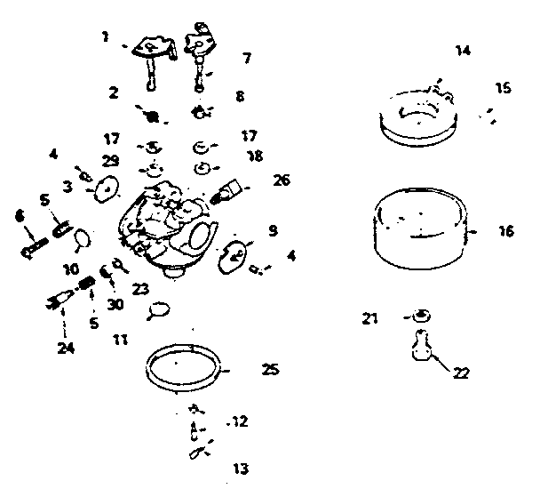 Carburetor no. 632222