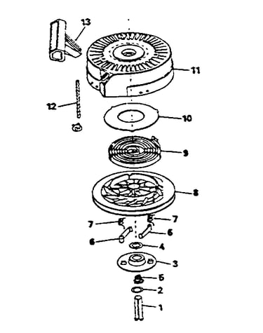 Rewind starter no. 590621
