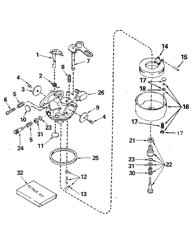 Carburetor 632113a0 (71/143)