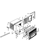 Cabinet and front parts