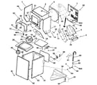 Kenmore 41789970100 cabinet & heater diagram