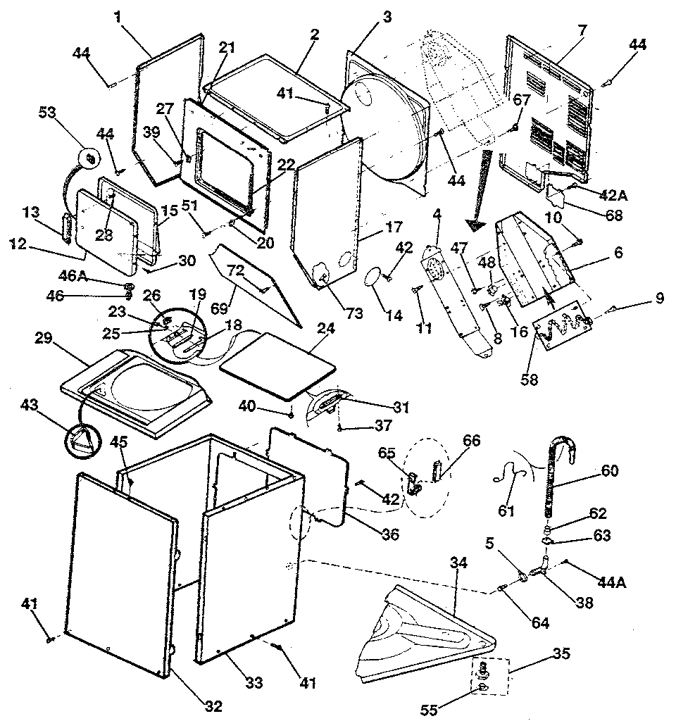 CABINET & HEATER