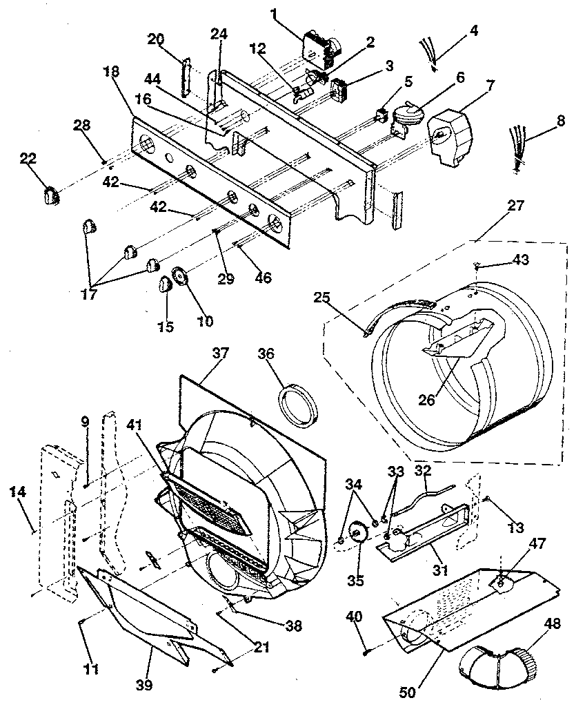 CONSOLE CONTROLS, DRUM