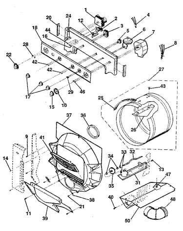 Console controls, drum