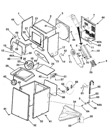Cabinet & heater
