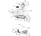 Kenmore 41789975800 washer drive system, pump diagram