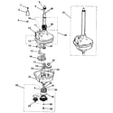 Kenmore 41789975800 transmission, water seal, lower bearing assy diagram