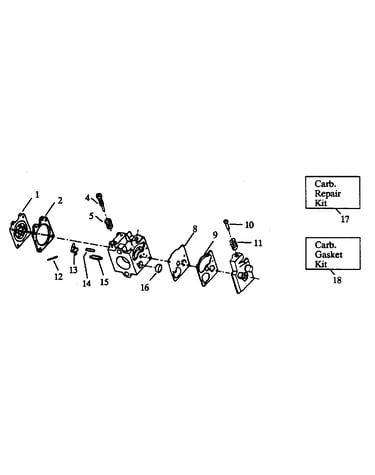 Carburetor ass'y. part #530-035262