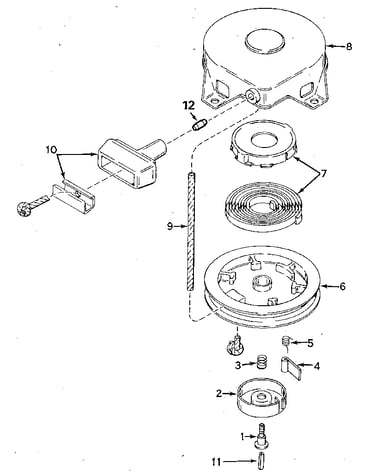 Rewind starter no. 590420a