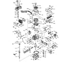 Tecumseh TVXL220-157219 replacement parts diagram