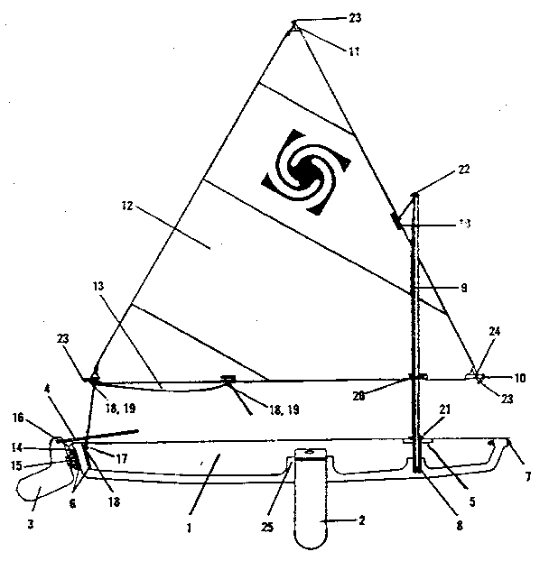 11' sailboat