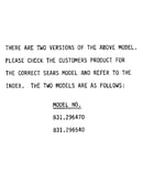 Model note