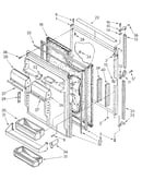 Refrigerator door