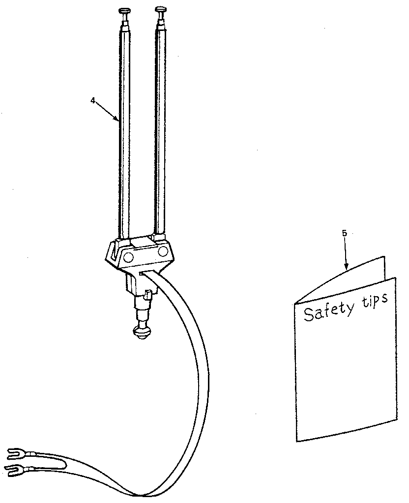 Rod antenna assembly