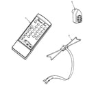 LXI 56440654851 bow-tie antenna and remote control diagram