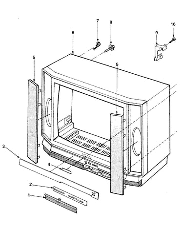 Cabinet front assembly