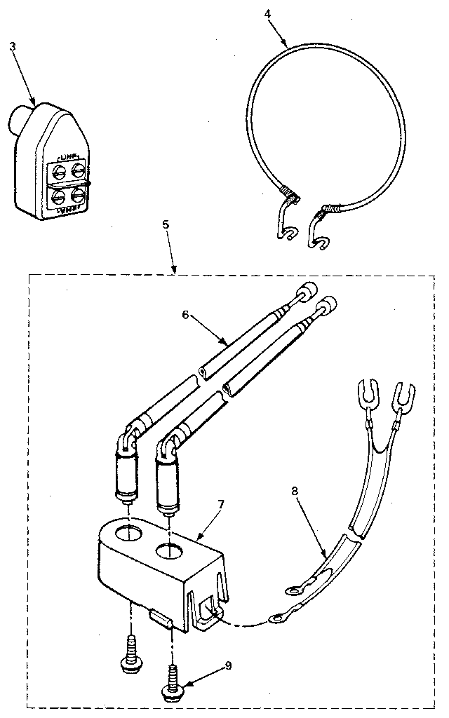 Vhf rod antenna assembly