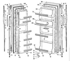 GE TFX20KKD doors diagram