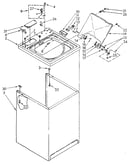 Top and cabinet