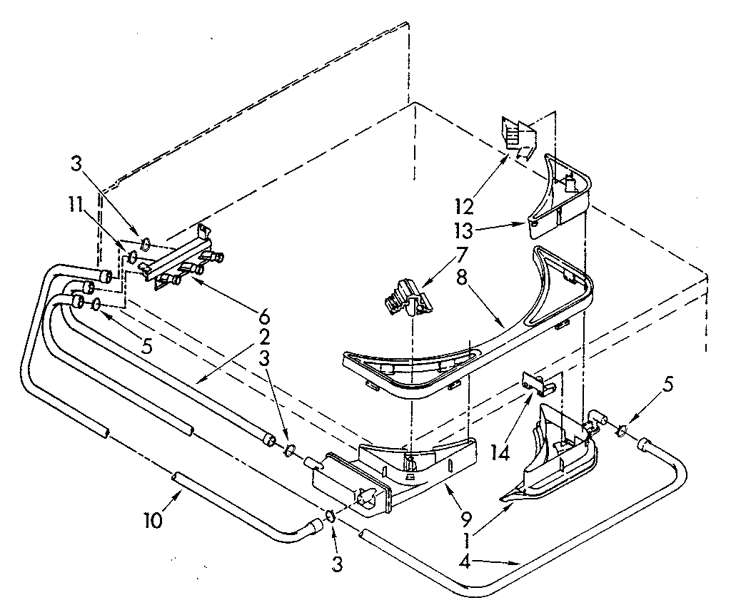Bleach, detergent and rinse dispenser