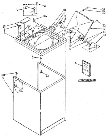 Top and cabinet