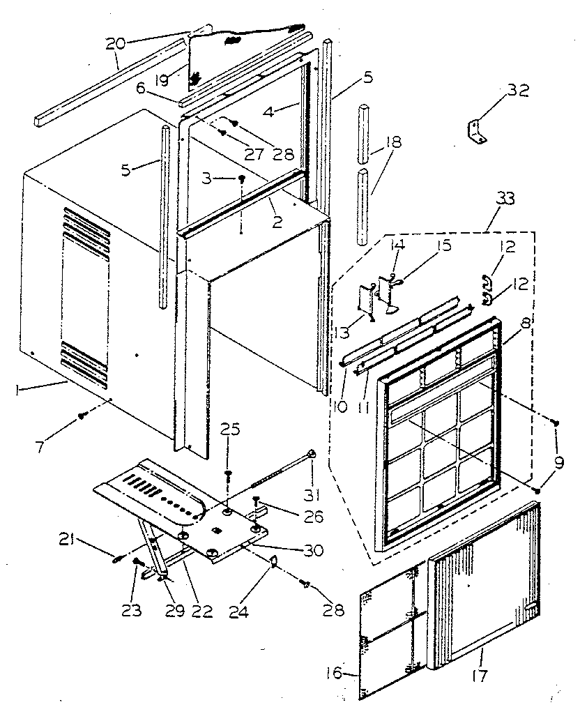 CABINET AND FRONT PANEL