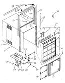 Cabinet and front panel