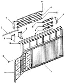 Cabinet and front panel