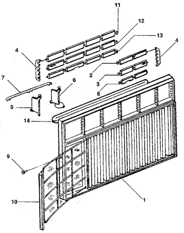 Cabinet and front panel